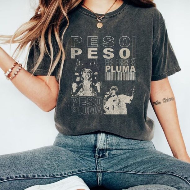 Peso Pluma Shirt, Peso Pluma World Tour 2024 Shirt, Peso Pluma Merch, Peso Pluma Concerts