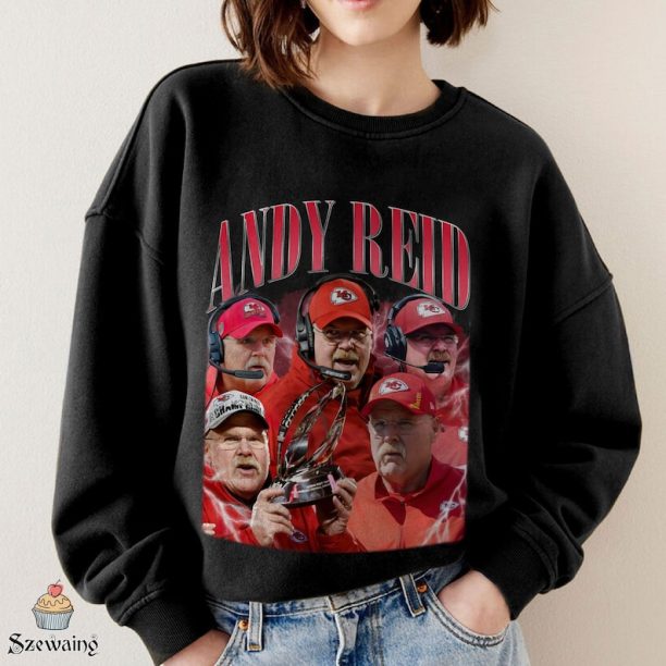 Andy Reid, Vintage 90's Shirt, Bootleg Shirt, Andy Reid Unisex, Classic 90s Graphic Tee, Football Shirt, Game Day Shirt