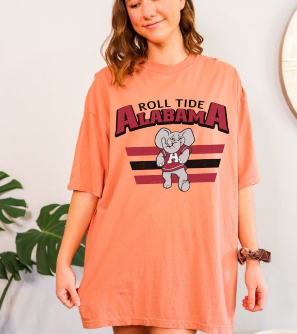 Alabama Vintage Shirt, Game Day Shirts Retro Alabama Graphic Design T shirt