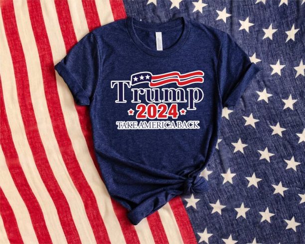 Trump Take America Back 2024, Trump TShirt, Election Shirt, Trump 2024 Shirt, Patriotic TShirt, Democrat Shirt