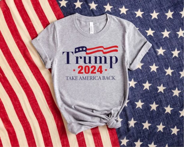 Trump Take America Back 2024, Trump TShirt, Election Shirt, Trump 2024 Shirt, Patriotic TShirt, Democrat Shirt