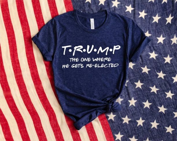 Trump 2024 Shirt, The One Where He Gets Re-elected Shirt, Trump Support T-Shirt, Trump Take America Back Tee