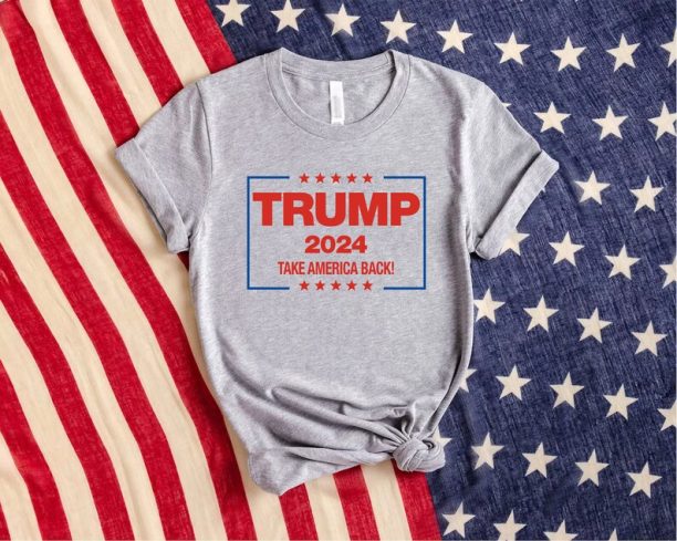 Vote Shirt, Trump Take America Back 2024, Trump Shirt, Election Shirt, Trump 2024 Shirt, Patriotic TShirt