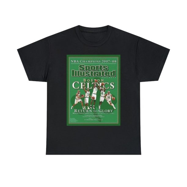 Boston Celtics NBA Championship Sports Illustrated Tee Shirt