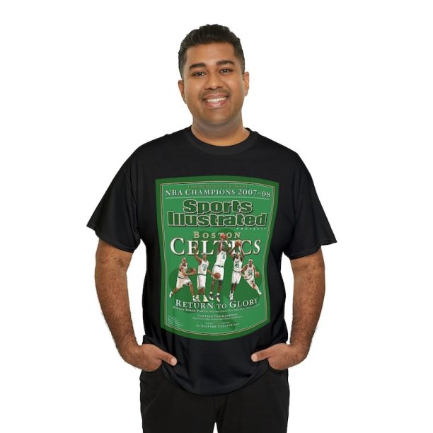 Boston Celtics NBA Championship Sports Illustrated Tee Shirt