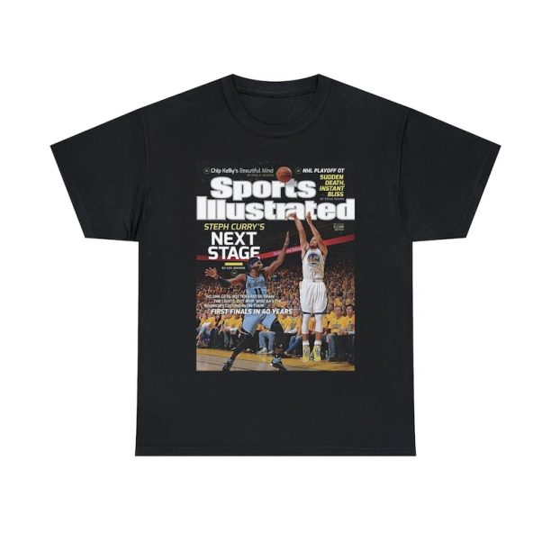 Stephen Curry Golden State Warriors NBA Sports Illustrated Tee Shirt