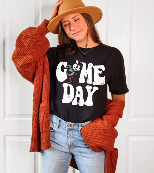 Game Day Shirt Retro Ohio Graphic Design shirt Distressed Bella Canvas T-shirt Football Fan Apparel College Gift Cute