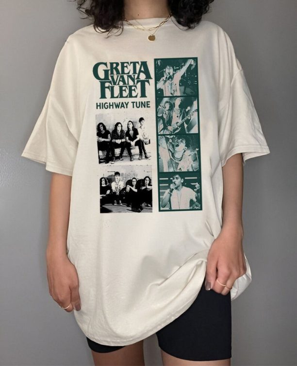 Highway tune Greta Van Fleet Shirt, Vintage Dream In Gold Tour 2023 Greta Van Fleet Shirt, Concert Shirt, Music Shirt Greta Van Fleet