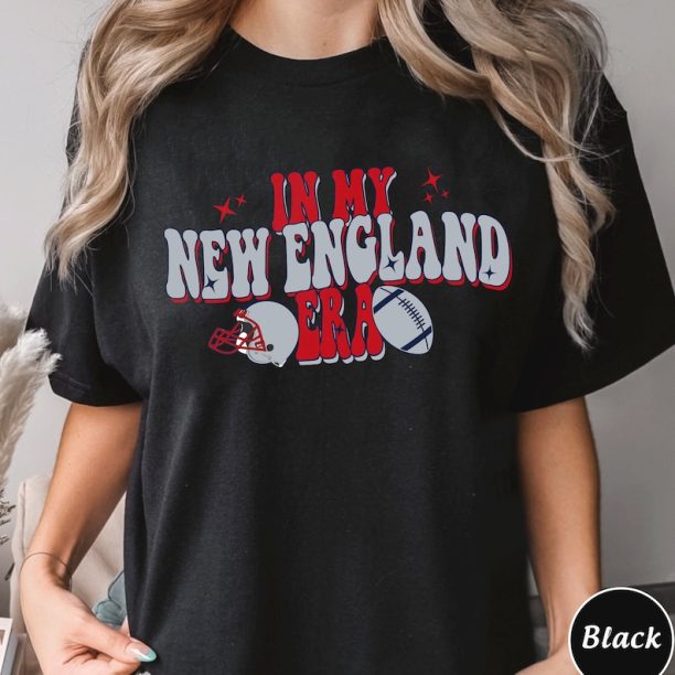 In My New England Era Sweatshirt, Vintage New England Football Sweatshirt, New England Football Hoodie