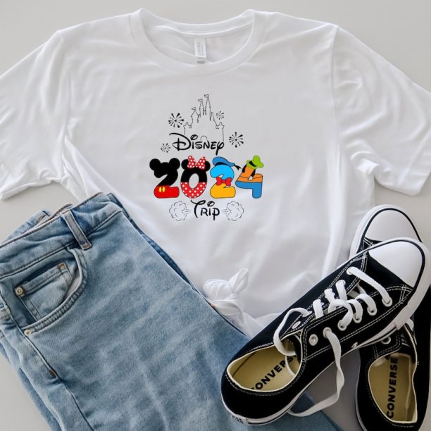 Disney 2024 Trip Shirt, Mickey And Friends Shirt, Disneyland Family Trip 2024 Shirt, Disney Family Vacation Shirt