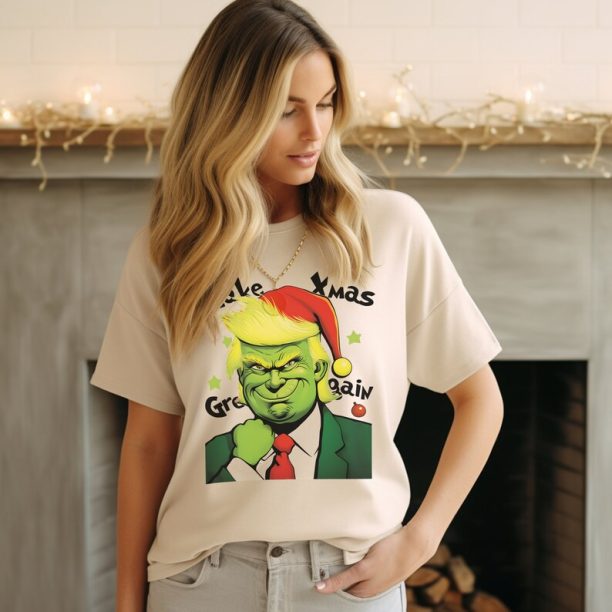 Make Xmas Great Again Trump Shirt - Donald Trump 2024 T-shirt - Trump Tshirt - Trump Sweatshirt - Republican Gifts -