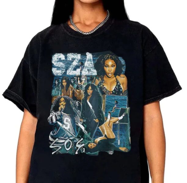 Vintage SZA SOS Shirt, Vintage Sza Good Days Shirt, Sza 90s Shirt, Sza New Bootleg 90s T-Shirt, Sos Sza Merch