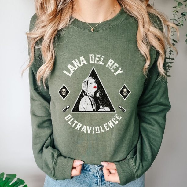 Lana del Rey retro 90s sweatshirt ultraviolence concert shirt vintage music festival clothing summertime sadness gift