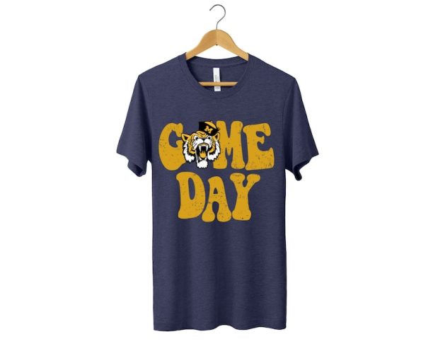 Game Day Shirt Retro Missouri Graphic Design shirt Distressed Bella canvas t-shirt Football Fan Apparel College Gift