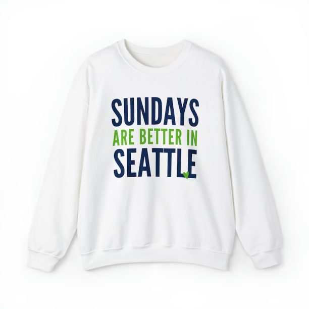 Custom Football Sweatshirt | Seattle Football, Seattle Sweatshirt, Football Shirt, Seattle Fan Gift, Football Gift