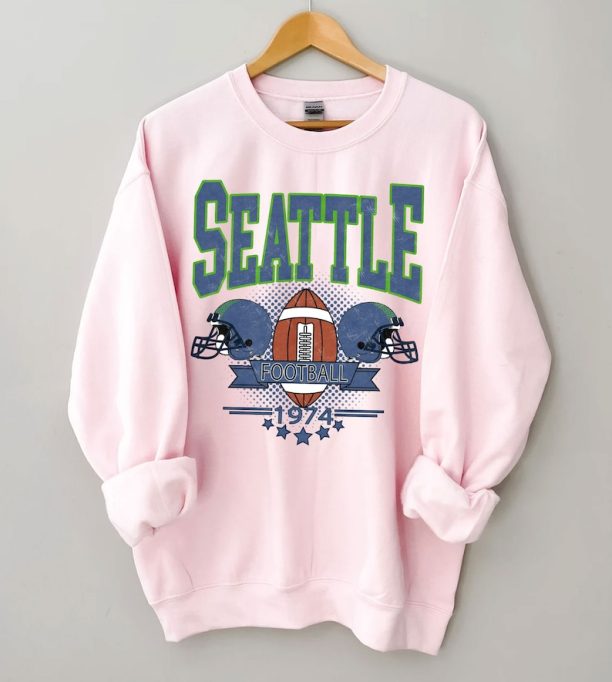 Vintage Seattle Football Sweatshirt, Seattle Football Shirt , Seattle Fan Gift , Sunday Football, Unisex T-shirt