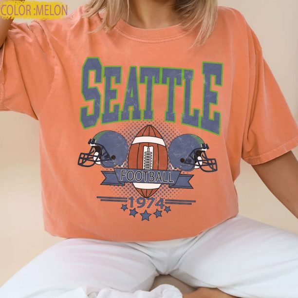 Comfort Colors Seattle Football Shirt, Seattle Football shirt, Vintage Style Seattle Football shirt, Seattle sweater