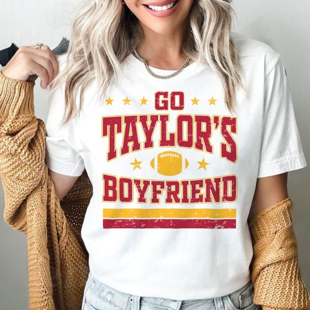 Go Taylors Boyfriend Shirt, Swift Kelce Shirt, Vintage Swift Shirt, Swiftie Football Shirt, Swift Fan Gift