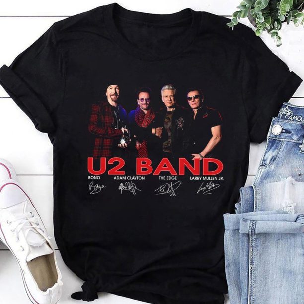 Signature U2 Band Shirt, U2 Band Graphic Shirt, Achtung Baby U2 Tour 2023 Shirt, U2 Fan Gift Shirt, Rock Band U2 Tee