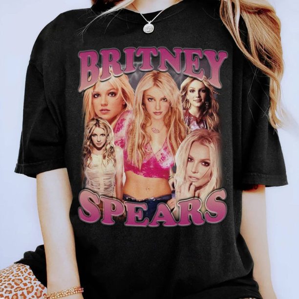 Britney Spears Vintage Shirt Britney Spears Shirt Britney Spears Bootleg Shirt Britney Spears Homage Shirt Vintage