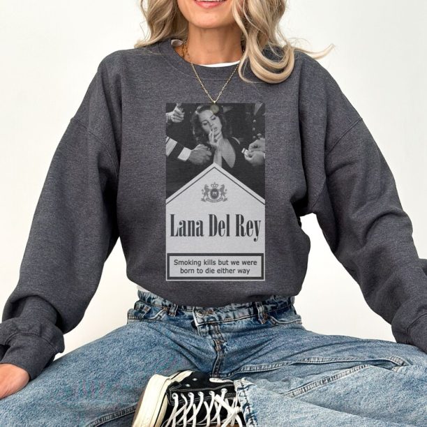 Retro moody Lana del rey shirt, vintage born to die sweatshirt, dark aesthetic lust for life clothing, concert tour gift