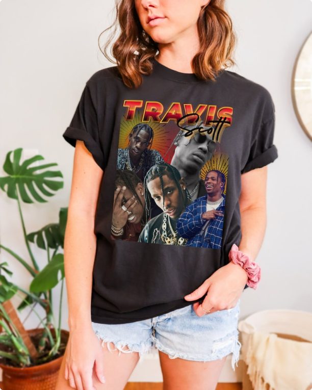 Travis Scott Tee | Hip Hop Shirt | Vintage | Retro | Bootleg Shirt | Travis Scott Shirt | Travis Scott