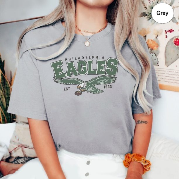 Philadelphia Eagle Football Sports Shirt Retro Nfl Philly Shirt