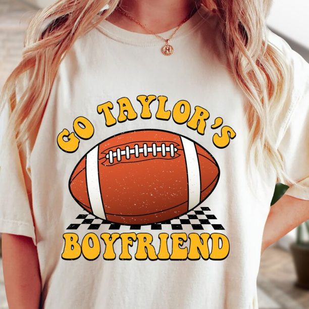 Go Taylor's Boyfriend- Football- Tee