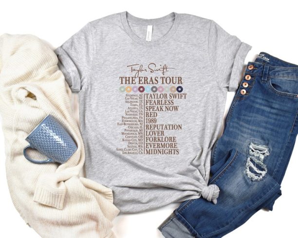 The Eras Tour Shirts, Most Popular Taylor Swift t-shirt, Music Lover Fans Tee, Swiftie Shirt