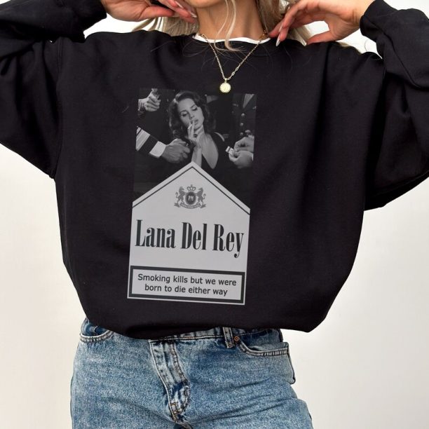 Retro moody Lana del rey shirt, vintage born to die sweatshirt, dark aesthetic lust for life clothing, concert tour gift