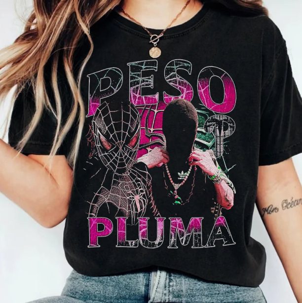 SPIDER PESO Vintage T-Shirt, Music Tour 2023 retro Shirt, Peso Pluma Concerts music Tee