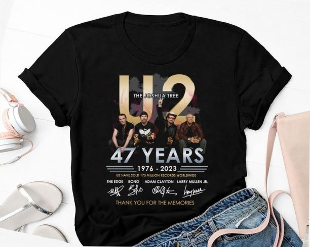 U2 Band 47 Years 1976-2023 Shirt, Achtung Baby U2 Band Tour 2023 Shirt, The Joshua Tree U2 Band T-Shirt