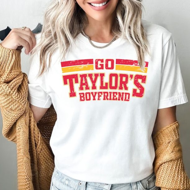 Go Taylors Boyfriend Shirt, Vintage Swift Shirt, Swiftie Football Shirt, Swift Kelce Shirt, Swift Fan Gift