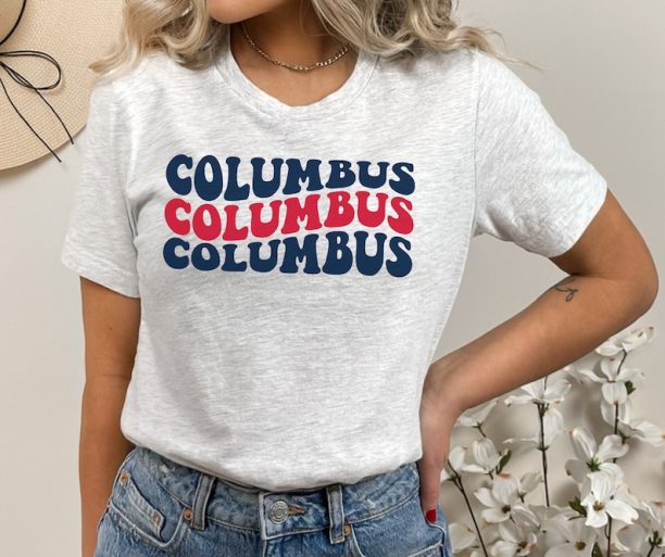 Columbus Hockey T-Shirt Vintage Columbus Hockey TShirt Gift for Columbus Hockey Fan Gift Retro Columbus Game Day Shirt