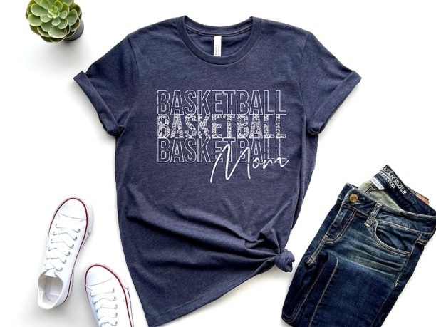 Basketball Mom Shirt, Basketball Mom Gift, New Mom Shirt, Mother Day Shirt, Cute Mom Gift, Funny Mom Gift, Gift For Her, Game Day T-Shirt