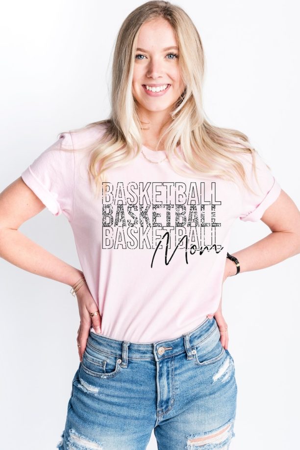 Basketball Mom Shirt, Basketball Mom Gift, New Mom Shirt, Mother Day Shirt, Cute Mom Gift, Funny Mom Gift, Gift For Her, Game Day T-Shirt