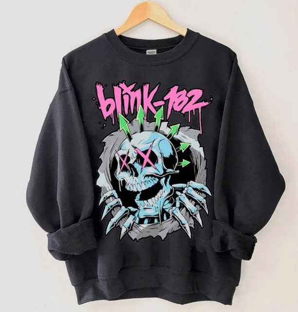 Vintage Blink Comfort colors shirt,182 Rock Sweatshirt,Vintage Band Tee,Graphic Shirt,Punk Rock,Concert Music Shirt