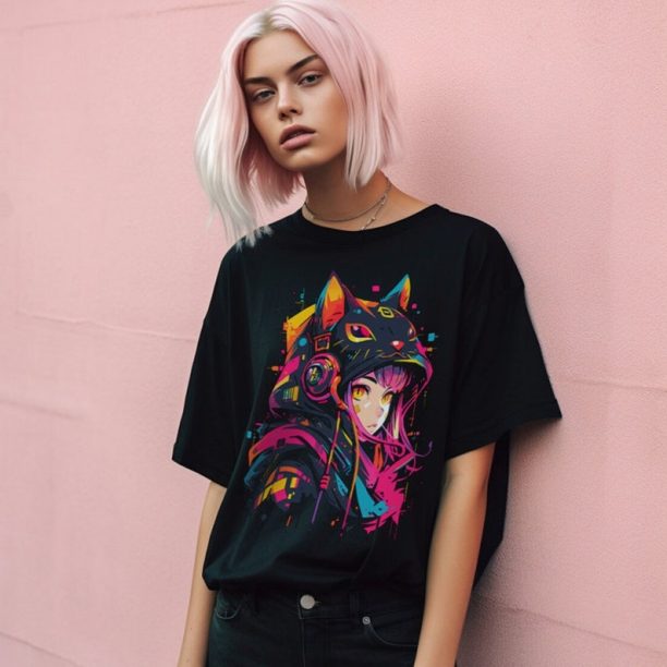 Cyberpunk Anime Shirt, Vintage Shirt, 90s Anime Shirt, Shirt For Fan, Anime Gift, Kawaii Manga Shirt