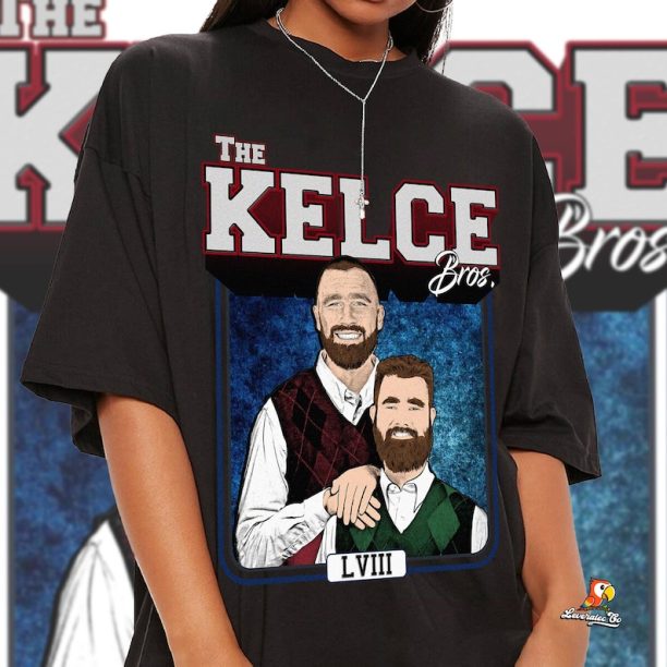 Kelce Brothers, Jason Kelce & Travis Kelce Shirt, Christmas Gift