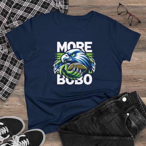 Seattle Seahawks 'MORE BOBO' Vibrant Gradient Tee - Show Your Support in Comfy Cotton