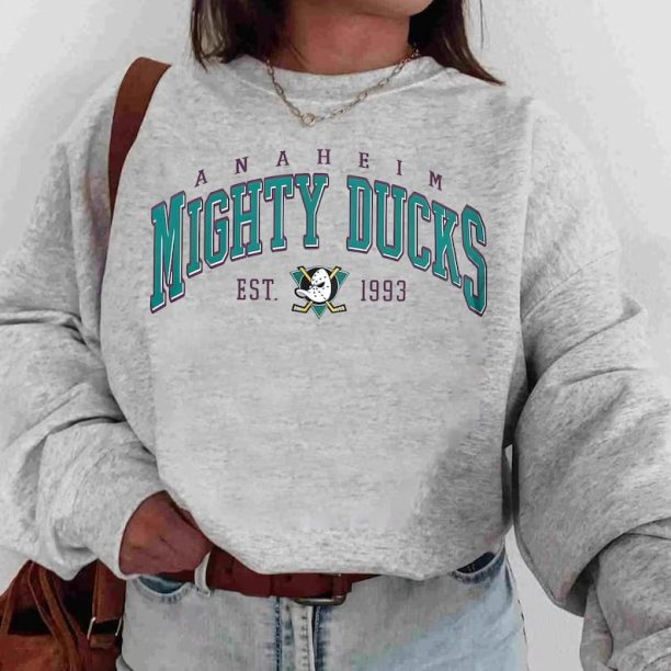 Vintage Anaheim Mighty Ducks Shirt, Merch Vintage 90s Sweatshirt Hockey Retro Unisex Crewneck Gift For Fan College