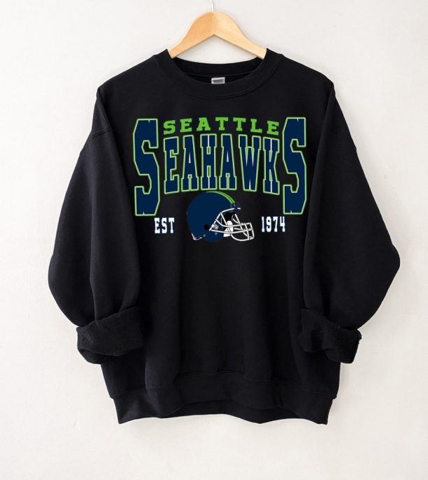 Seattle Fooball Sweatshirt, Seattle Tee, Vintage Seattle Football, NFL Seattle Football 2023, Seattle Vintage Shirt