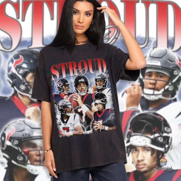 Vintage CJ Stroud shirt, Football shirt, Classic 90s Graphic Tee, Unisex, Vintage Bootleg, Gift, Retro