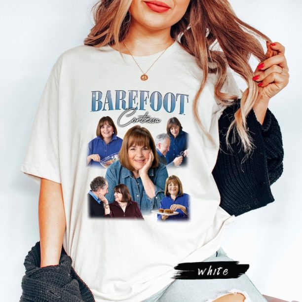 Barefoot Contessa Ina Garten 90s Bootleg T-Shirt, Barefoot Contessa Vintage Washed Shirt