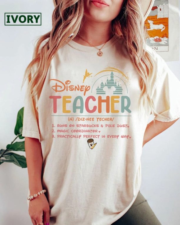 Comfort Colors® Disney Teacher Definition Shirt, Teach Love Inspire Shirt, Mickey Teacher Shirt, Disney Teacher Shirt