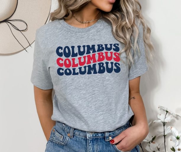 Columbus Hockey T-Shirt Vintage Columbus Hockey TShirt Gift for Columbus Hockey Fan Gift Retro Columbus Game Day Shirt