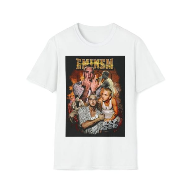 Eminem Graphic Unisex Softstyle T-Shirt