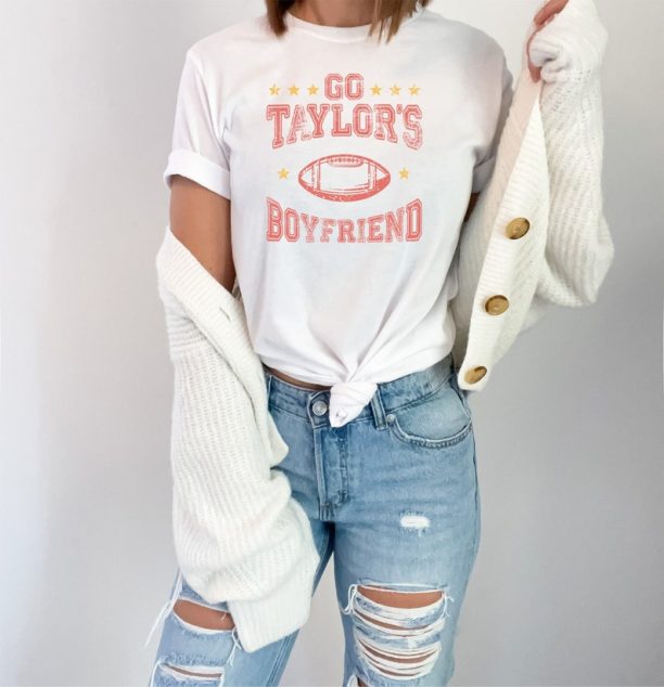 Go Taylor's Boyfriend Shirt, Funny Football Shirt, Funny TS Inspired Shirt, Vintage Football Unisex Shirt