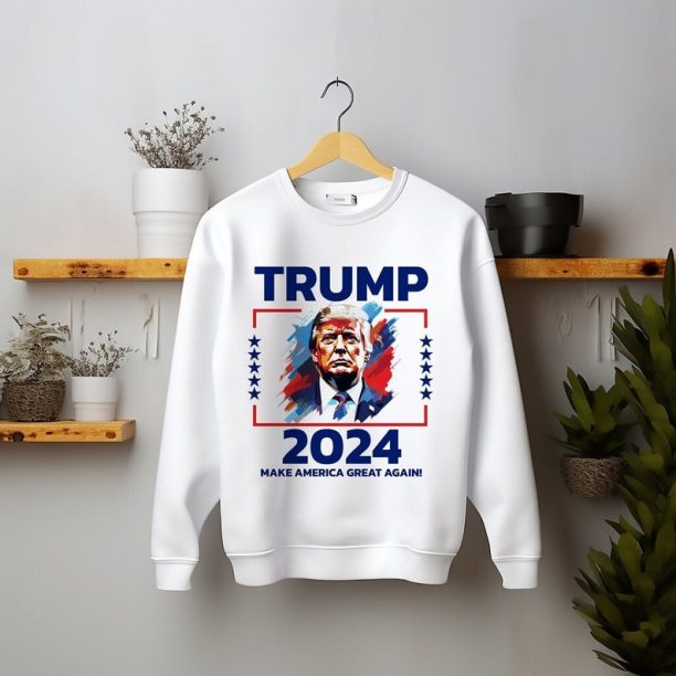 Donald Trump 2024 Sweatshirt, Pro-Trump Sweatshirt, Pro America Shirt, Republican Shirt and Gifts, Patriotic Sweatshirt