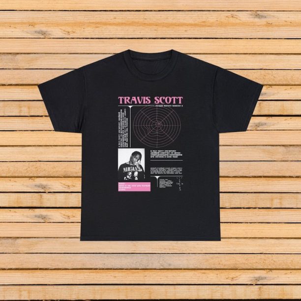 Travis Scott Cactus Jack T-shirt, Rare Travis Scott Rap Tee, Unisex Graphic Print Tee